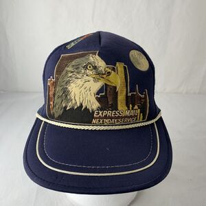 United States Post‎ Office Zip+4 Express Mail Snapback Hat Moon USPS Twin Towers